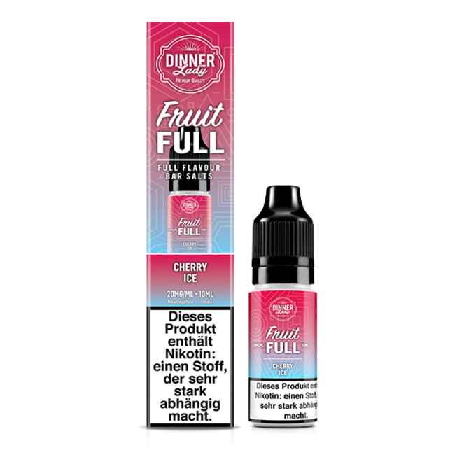 DINNER LADY Dinner Lady Nikotinsalz Fruit Full - Cherry Ice 10ml