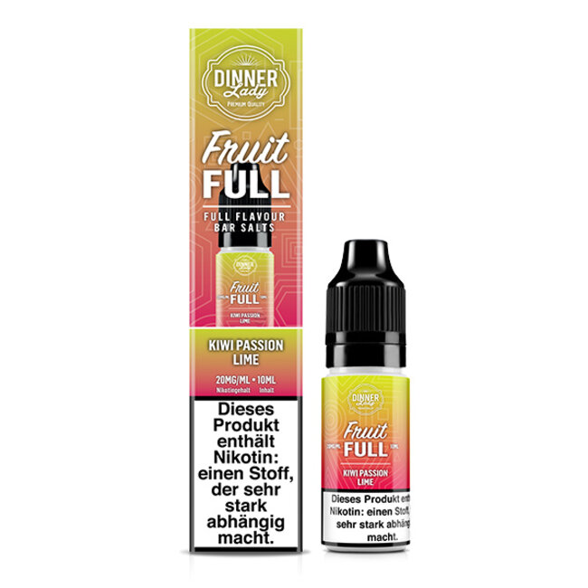 DINNER LADY Dinner Lady Nikotinsalz Fruit Full - Kiwi Passion Lime 10ml