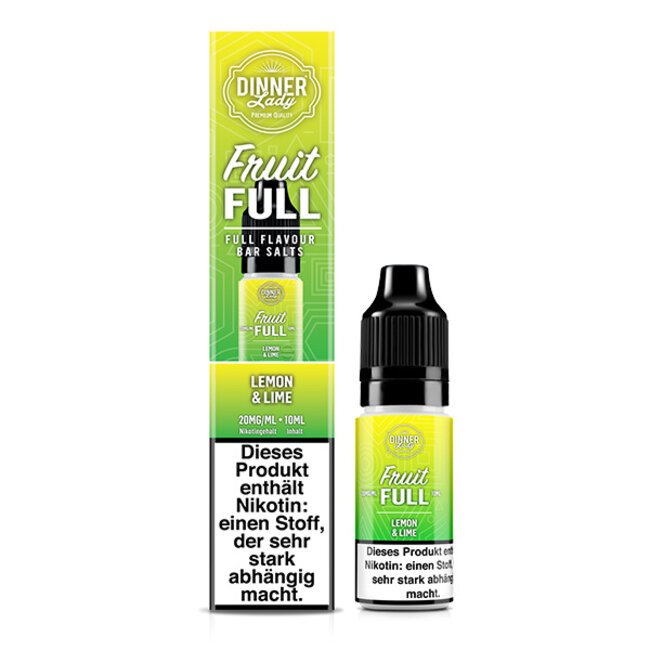 DINNER LADY Dinner Lady Nikotinsalz Fruit Full - Lemon & Lime 10ml