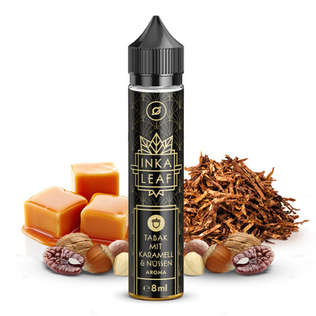 FLAVORVERSE FLAVORVERSE INKA LEAF Tabak Karamell & Nüsse Aroma 8ml