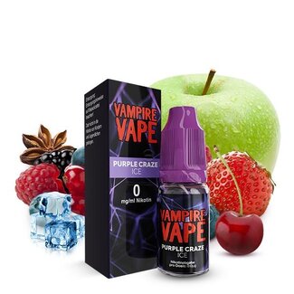 Vampire Vape VAMPIRE VAPE PURPLE CRAZE ICE LIQUID 10ML – Legendärer Fruchtmix mit eisiger Frische