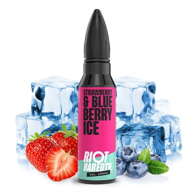RIOT LABS LIQUIDS RIOT SQUAD BAR EDTN STRAWBERRY BLUEBERRY ICE AROMA 5ML