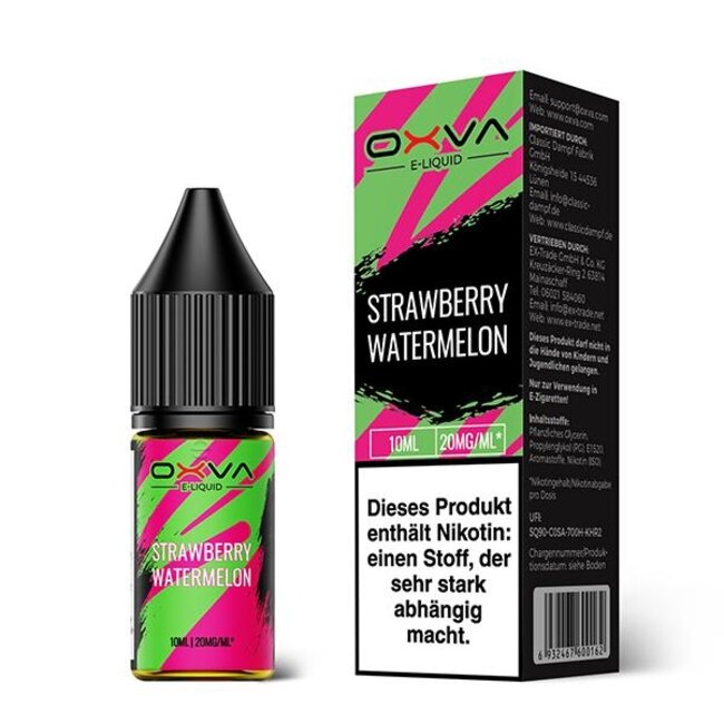 Oxva OXVA Strawberry Watermelon Nikotinsalz Liquid 10ml – 10mg / 20mg