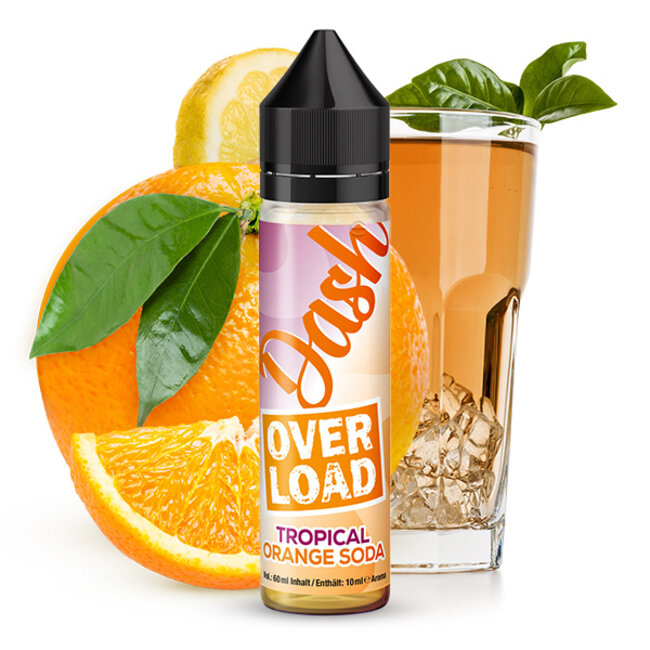 DASH LIQUIDS DASH Overload Aroma 10ml - Tropical Orange Soda