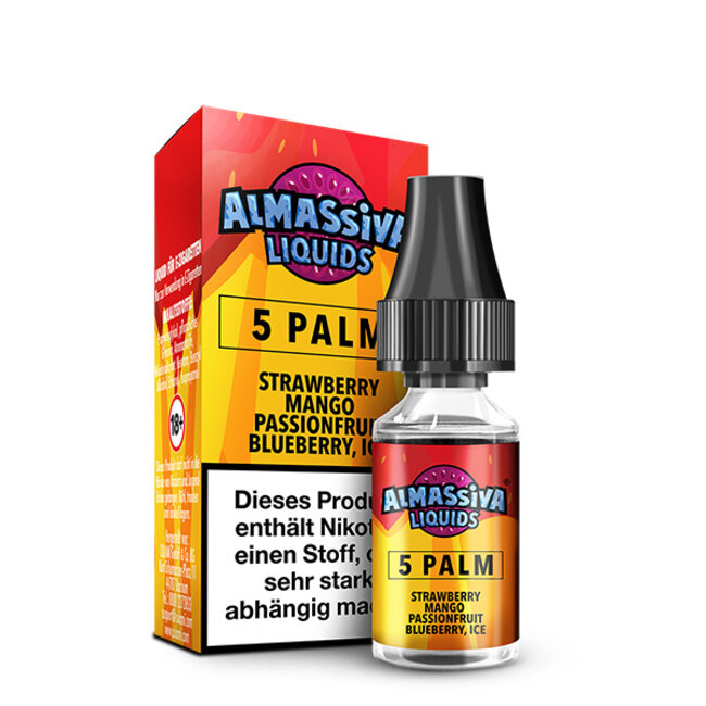 Al Massiva AL MASSIVA 5 Palm Nikotinsalz Liquid 10ml – Tropischer Genuss für Deine E-Zigarette