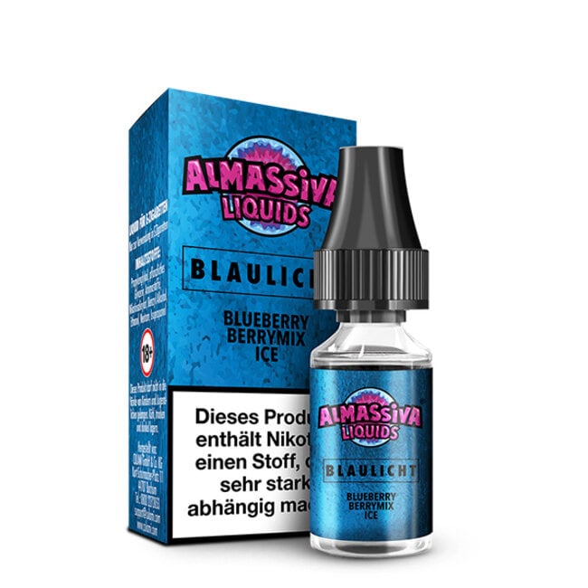 Al Massiva AL MASSIVA Blaulicht Nikotinsalz Liquid 10ml – Fruchtige Blaubeerfrische mit Ice-Kick