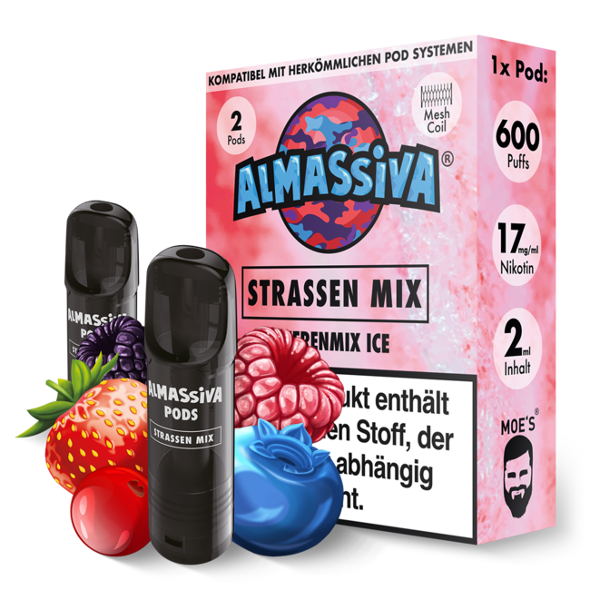 Al Massiva Al Massiva Prefilled Pods 17mg - Alle Sorten