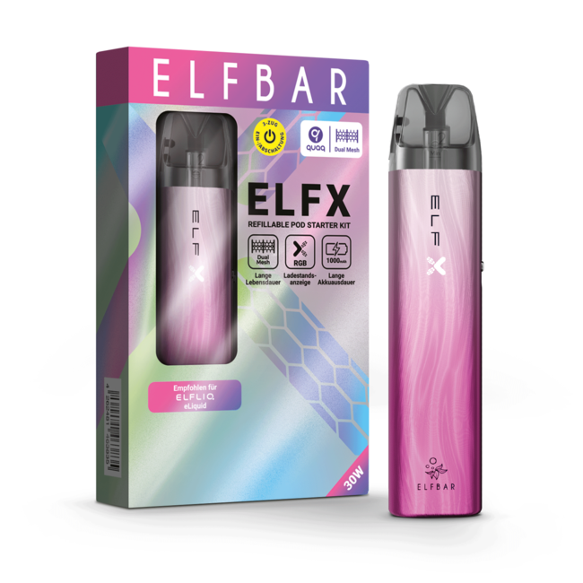 Elfbar Elfbar ELFX Refillable Kit – Dein perfekter Begleiter für intensives Dampferlebnis