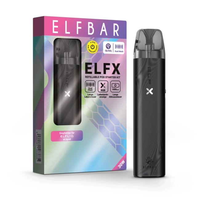 Elfbar Elfbar ELFX Refillable Kit – Dein perfekter Begleiter für intensives Dampferlebnis