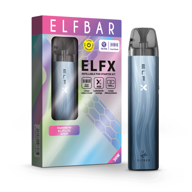 Elfbar Elfbar ELFX Refillable Kit – Dein perfekter Begleiter für intensives Dampferlebnis