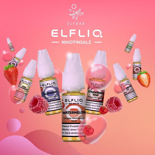 Elfbar Elfbar ElfLiq Nikotinsalz Liquids Probierbox 10Stück