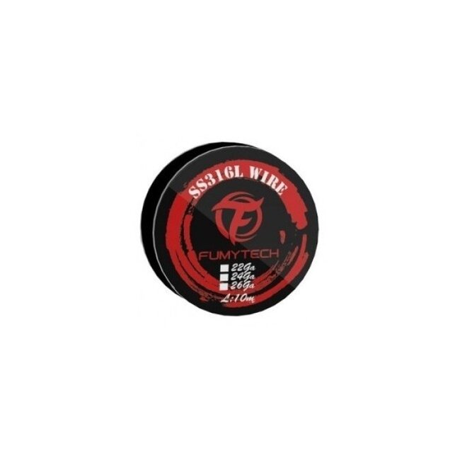 FUMYTECH SS316L Wire 10m (22ga/24ga/26ga) - Fumytech