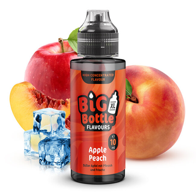 Big Bottle BIG BOTTLE Apple Peach Aroma 10 ml – Fruchtige Genussmomente
