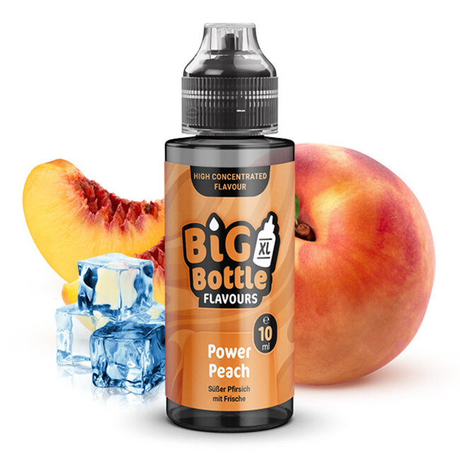 Big Bottle BIG BOTTLE Power Peach Aroma 10 ml – Intensiver Pfirsichgenuss