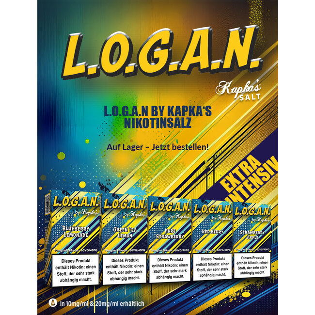 KAPKA'S FLAVA L.O.G.A.N. by Kapka's Flava Nikotinsalz Liquid 10ml 10mg/ml