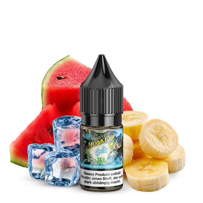 Twelve Monkeys Vapor Co. TWELVE MONKEYS - Zen Iced Nikotinsalz Liquid 10 ml