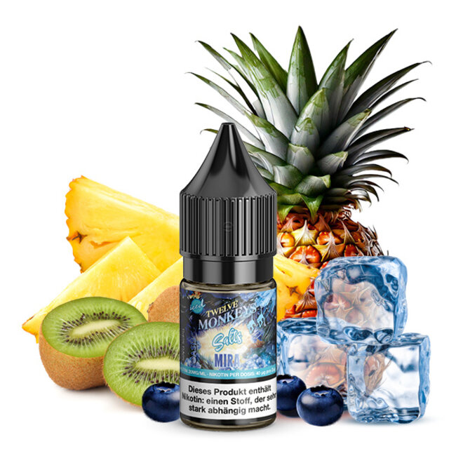 Twelve Monkeys Vapor Co. Twelve Monkeys Mira Iced Nikotinsalz Liquid 20mg/ml