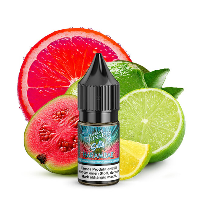 Twelve Monkeys Vapor Co. Twelve Monkeys Harambae Iced Nikotinsalz Liquid