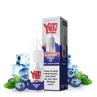 YETI YETI SUMMIT Blueberry Peach Ice Nikotinsalz Liquid 10 ml