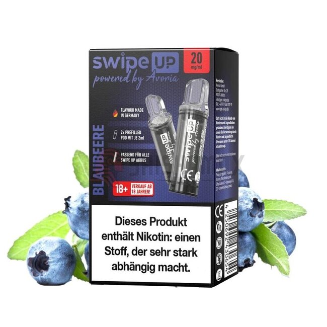 AVORIA  Swipe UP - Pre-Filled Pod 2 x 2ml 20mg