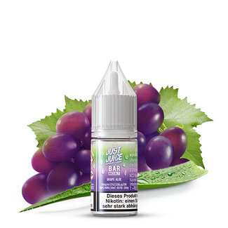 JUST JUICE Just Juice Bar NicSalt Grape Aloe NicSalt Liquid 10 ml
