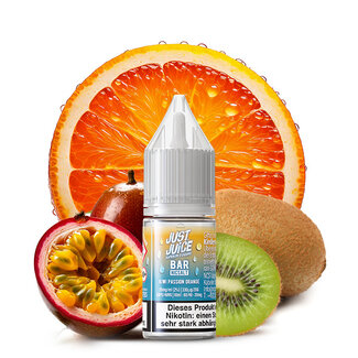 JUST JUICE JUST JUICE BAR RANGE Kiwi Passion Orange Nikotinsalz Liquid 10 ml