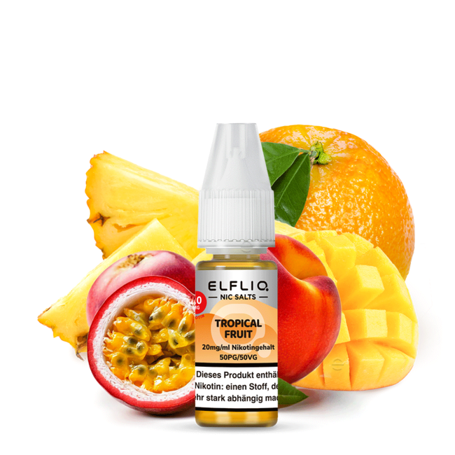 Elfliq Elfliq by Elfbar Nikotinsalz 10ml Liquid-Tropical Fruit