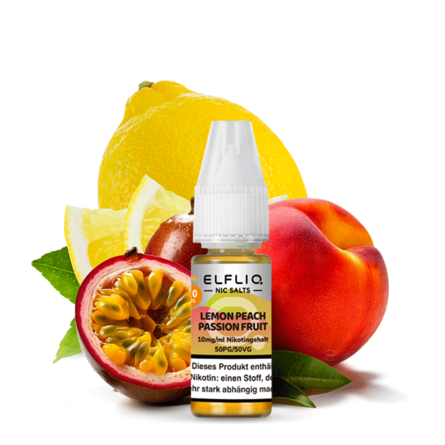 Elfliq Elfliq by Elfbar Nikotinsalz 10ml Liquid-Lemon Peach Passion Fruit