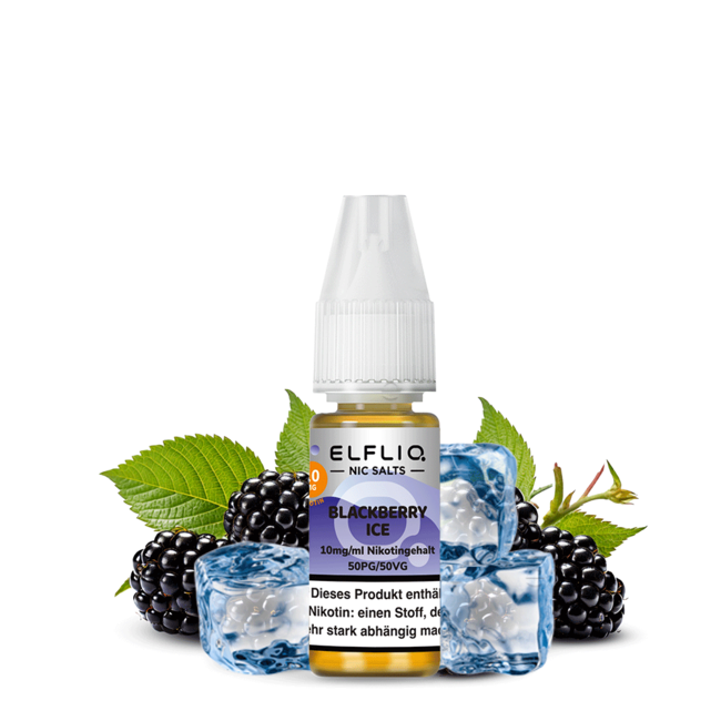 Elfliq Elfliq by Elfbar Nikotinsalz 10ml Liquid-Blackberry Ice
