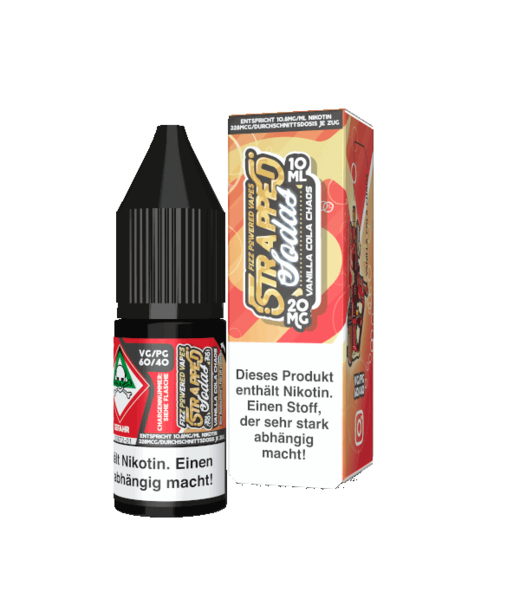 Strapped Strapped Strapped Soda - Vanilla Cola Chaos Nikotinsalz