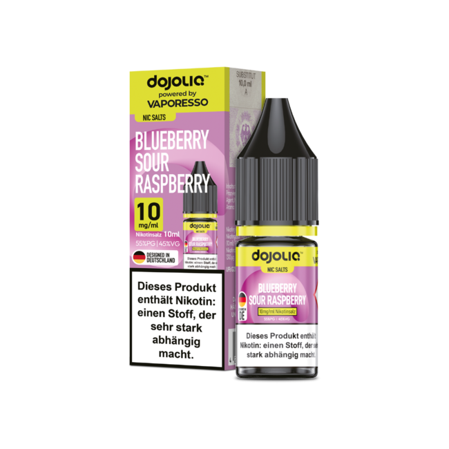 Vaporesso  Vaporesso - Dojoliq - Blueberry Sour Raspberry  Nikotinsalz Liquid