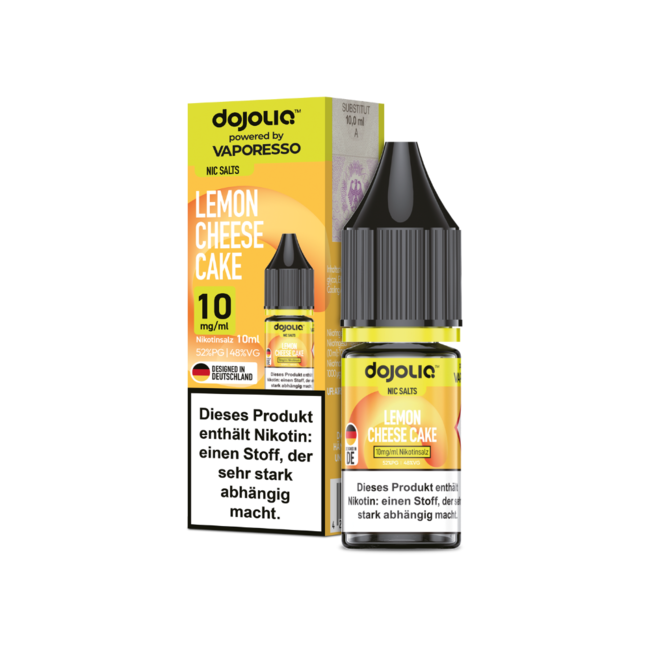 Vaporesso  Vaporesso - Dojoliq - Lemon Cheese Cake  Nikotinsalz Liquid