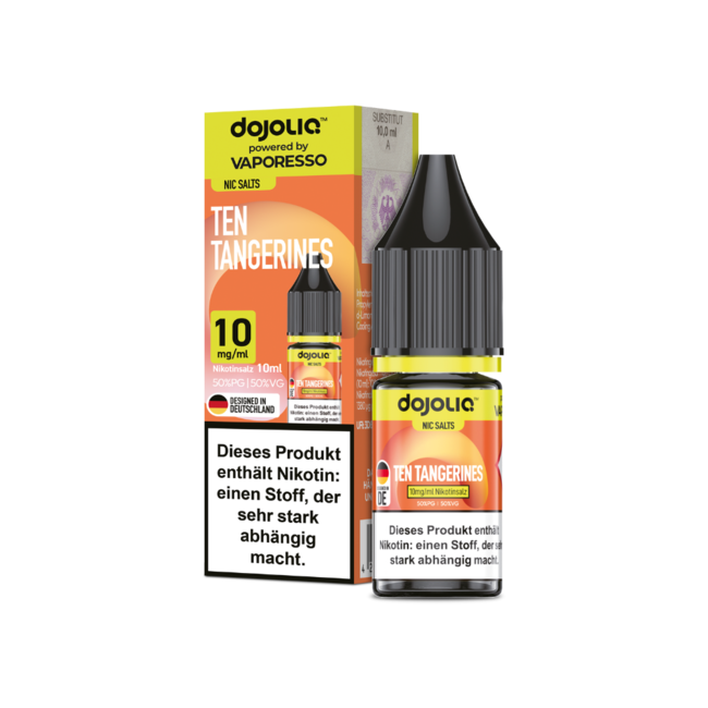 Vaporesso  Vaporesso - Dojoliq - Ten Tangerines  Nikotinsalz Liquid
