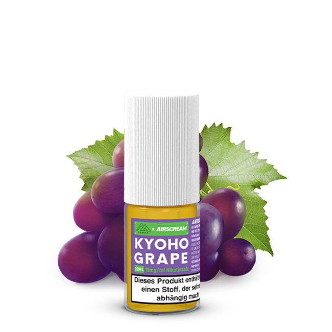 Zero6 AIRSCREAM X ZERO6 Nikotinsalz Liquid 10 ml Kyoyo Grape