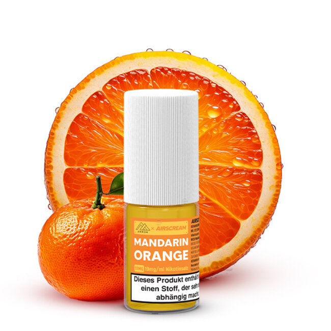 Zero6 AIRSCREAM X ZERO6 Nikotinsalz Liquid 10 ml Mandarin Orange