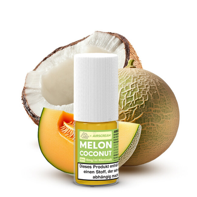 Zero6 AIRSCREAM X ZERO6 Nikotinsalz Liquid 10 ml Melon Coconut