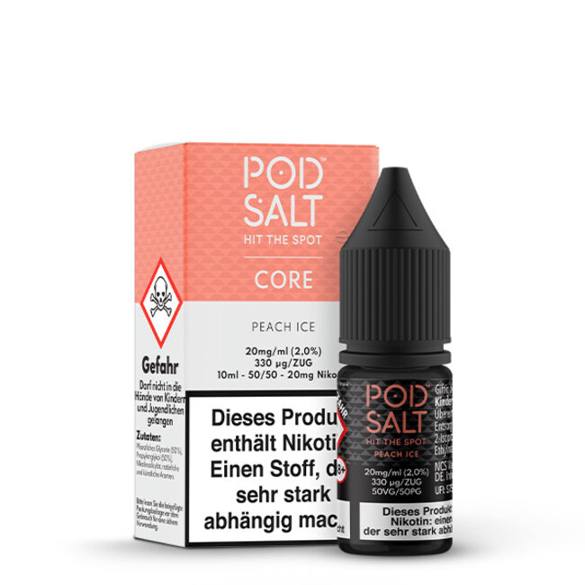 POD SALT POD SALT CORE Peach Ice Nikotinsalz Liquid 10 ml