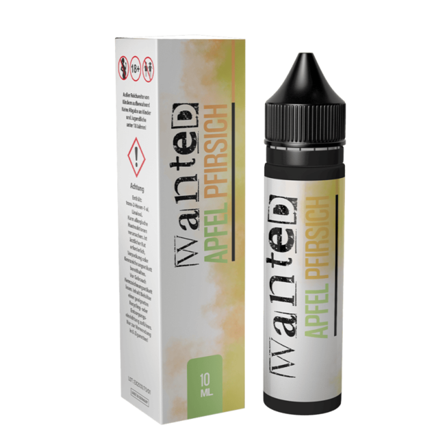WANTED Wanted Aroma Longfill – Apfel Pfirsich