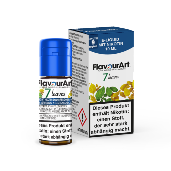 Flavour Art FlavourArt -7 Leaves E-Liquid mit 4,5, 9 oder 18 mg Nikotin