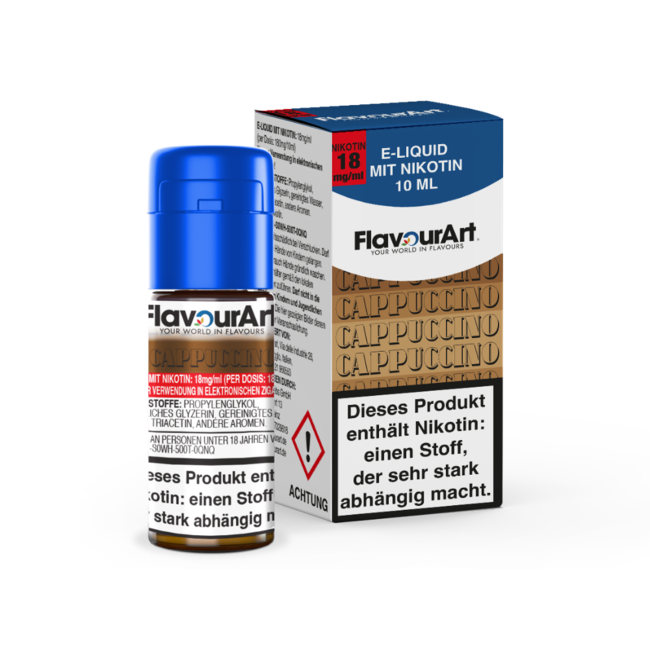 Flavour Art FlavourArt Cappuccino Liquid – 10 ml