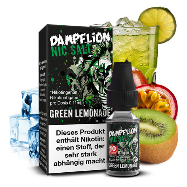 Dampflion DAMPFLION INTENSE Green Lemonade – Nikotinsalz Liquid 10ml