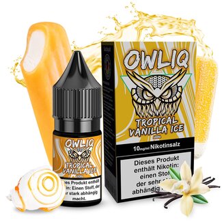 OWL OWLIQ Nikotinsalz 10ml - Tropical Vanilla Ice