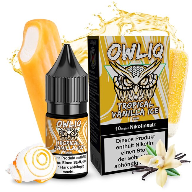 OWL OWLIQ Nikotinsalz 10ml - Tropical Vanilla Ice