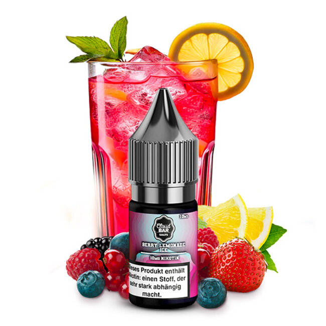 Cloudworks CLOUDBAR Berry Lemonade Ice Nikotinsalz Liquid 10ml
