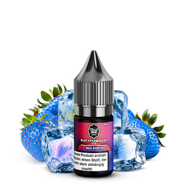 Cloudworks CLOUDBAR Blue Strawberry Ice Nikotinsalz Liquid 10ml