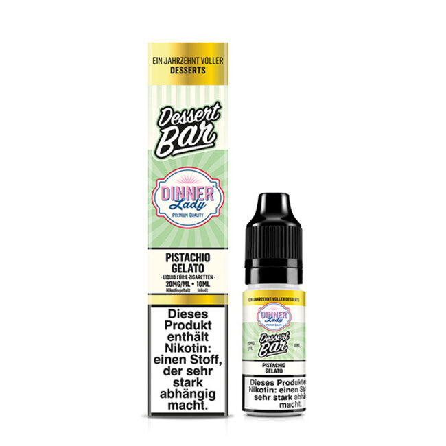 DINNER LADY DINNER LADY Pistachio Gelato Nikotinsalz Liquid 10 ml