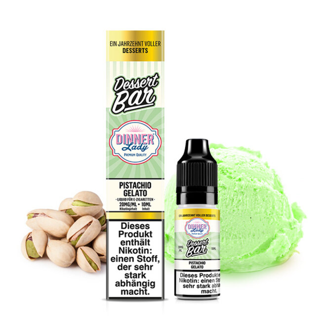 DINNER LADY DINNER LADY Pistachio Gelato Nicotine Salt E-Liquid 10 ml