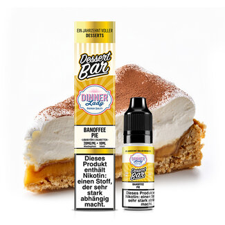 DINNER LADY Dinner Lady Banoffee Pie Nicotine Salt E-Liquid