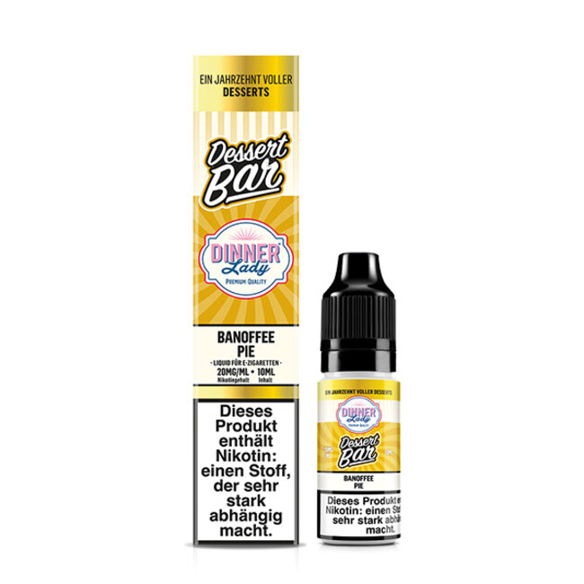DINNER LADY Dinner Lady Banoffee Pie Nikotinsalz Liquid 10 ml