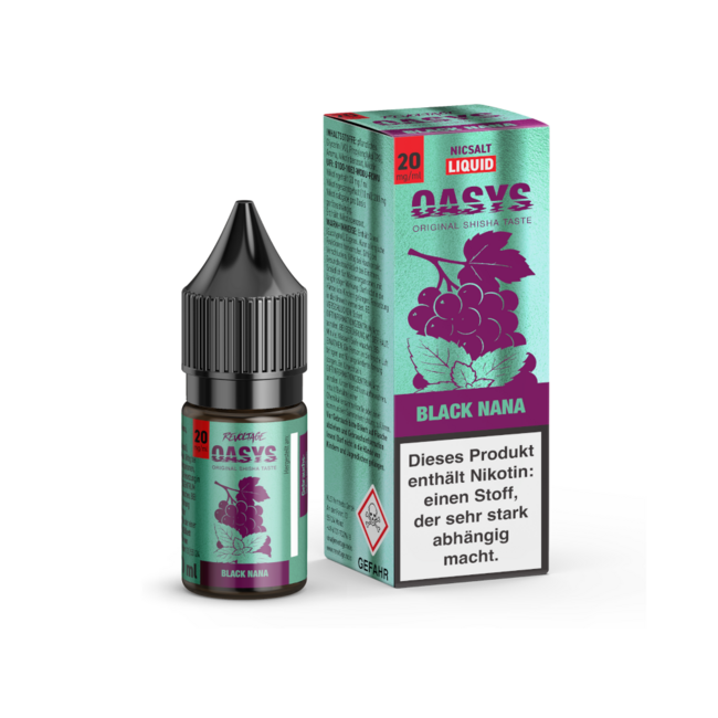 Revoltage - OASYS -  Black Nana Hybrid Nikotinsalz Liquid
